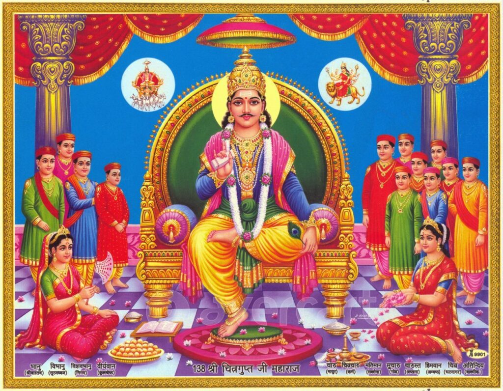 भगवान चित्रगुप्त जी की वंशावली